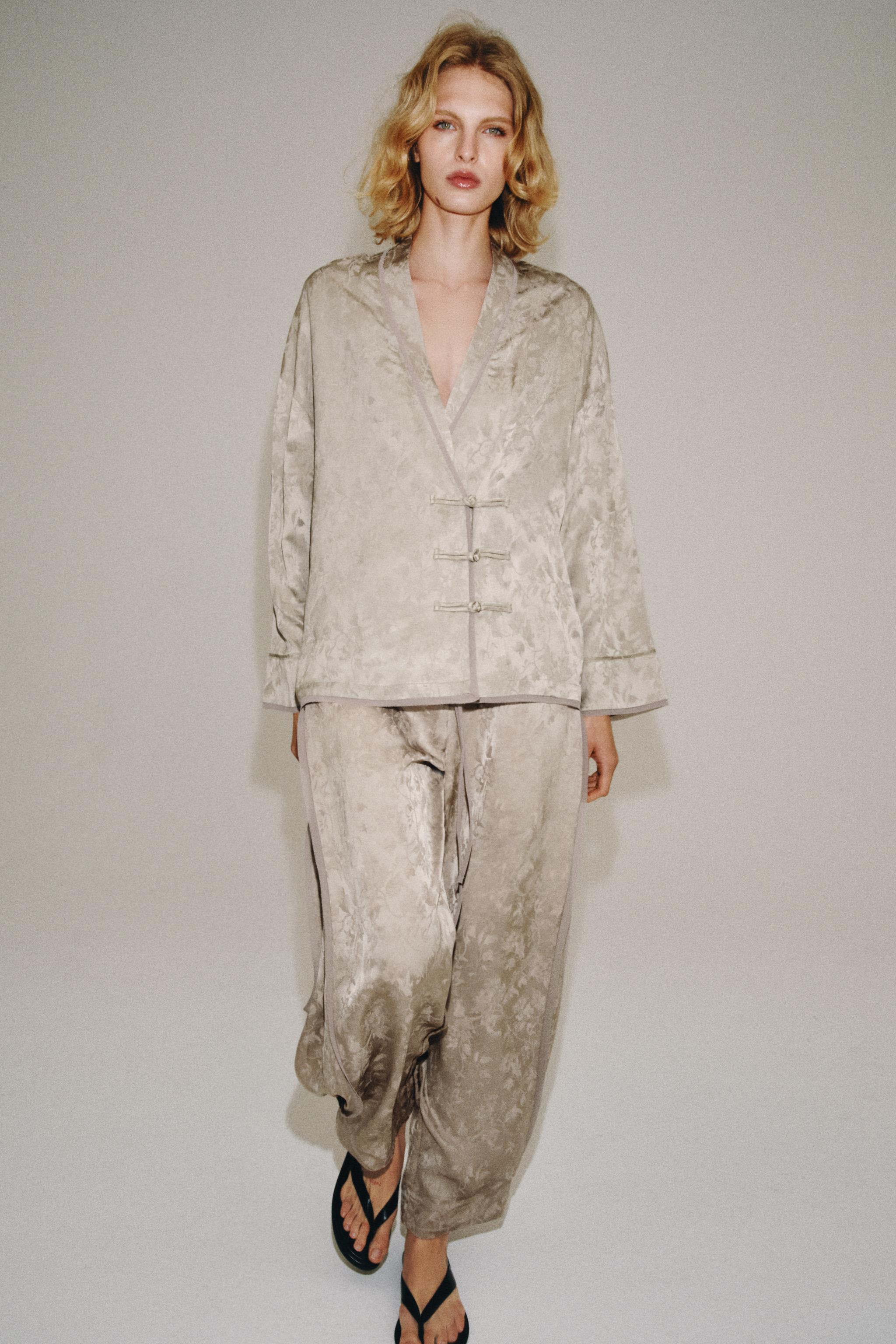 ZW COLLECTION DOUBLE-BREASTED JACQUARD BLAZER